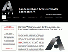 Tablet Screenshot of amateurtheater-sachsen.de